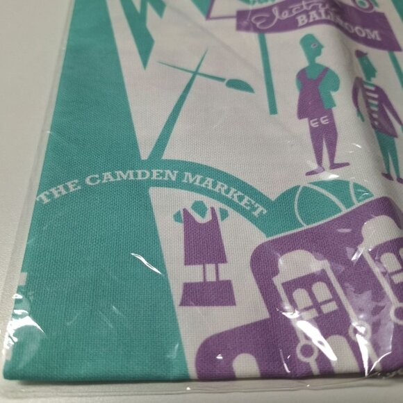 Ray Stanbrook Prints Camden Tea Towel Market Electric Ballroom Tattoo Funky Fun - Picture 4 of 6